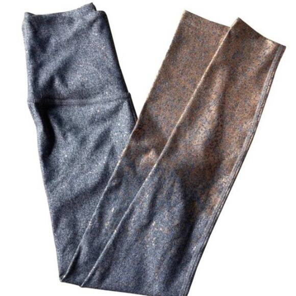 Beyond Yoga Alloy Ombre Leggings size XS NEW Metallic Grey Gold High-Rise - Picture 11 of 11